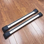 Pair Thule Aeroblade Edge 7602 Flush Or Fixed Mount Rack (2-BARS) Med Silver. Fixed Price $175.00.