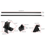 Steel 54" Top Roof Rack Cross Bar Luggage Cargo Carrier For Pontiac Gto G8 G6. Fixed Price $149.05.
