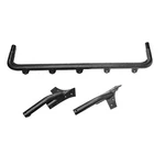 Rugged Ridge Textured Blk Windshield Mount Light Bar Fits 07-18 Jeep Wrangler Jk. Fixed Price $359.99.