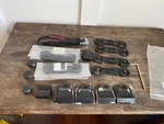 4 Yakima Q5 Clips W/ Pads For Towers 8000605 Plus Other Parts. Fixed Price $179.00.