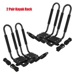 2 Pairs Kayak Roof Rack Carrier Boat Ski Surf Mount Cross J-bar Us. Fixed Price $43.99.