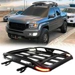 50'' Roof Racks Basket Cargo Carrier Cross Bars W/ Led Light For Honda Ridgeline. Fixed Price $229.06.
