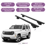 Erkul Roof Rack Cross Bars For Jeep Liberty 2008-2012 Raised Rails Black. Fixed Price $179.90.