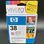 Hp 38 Vivera Light Cyan C9406A Pigment Ink Cartridge New Sealed. Fixed Price $34.69.
