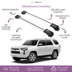 Piece Lockable Roof Rack Cross Bars For Toyota 4RUNNER 2010-24 Silver. Fixed Price $129.90.