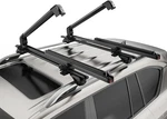 & Snowboard Rack For Car Roof, 27.5'' Loading Width Fits 6 Pairs Skis. Fixed Price $89.99.