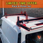 Bar Steel Ladder Rack W/roller Fits: Ford Transit Connect 2014-ON (returns). Fixed Price $599.00.