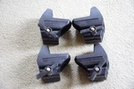 Yakima Gunwale Canoe Carrier Set 4 Stop Brackets For Round Roof Crossbar. Fixed Price $49.00.