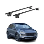 Roof Rack Cross Bars Luggage Carrier Ford Escape 2020-2026 Alu Black 2X. Fixed Price $99.99.