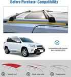 Fits 2009-2012 Toyota RAV4, Upgrade 260 Lbs Lockable Roof Racks Cross Bars, Heav. Fixed Price $54.74.