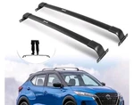 Bars Roof Rail Rack Fit For 2016-2024 Nissan Kicks Black Aluminum. Fixed Price $80.00.