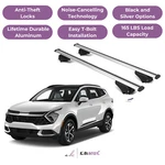 Erkul Roof Rack Cross Bars For Kia Sportage 2023-2026 With Flush Rails Silver. Fixed Price $189.90.
