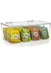 Tea Bag Organizer Stackable Storage With Lid And 8 Partitions Utopia Home *. Fixed Price $12.00.