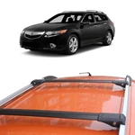 Cross Bars Roof Rack For Acura Tsx Sport Wagon 2011-2014 Black Lockable Pair. Fixed Price $145.00.