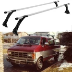 Adjustable Roof Ladder Racks Cargo Cross Bar For 1990 Dodge Ram Wagon B350. Fixed Price $152.28.