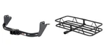 Trailer Hitch Receiver W/ Cargo Carrier Basket Fixed 500 Lbs Curt Class #13079. Fixed Price $363.99.