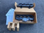 Acura Roof Ski Rack Snowboard Attachment Bars Holder + Keys, Nib. Fixed Price $34.00.