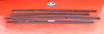 01-05 Lexus IS300 Exterior Door Window Molding Trim Seal Set X4 Sedan Oem Black. Fixed Price $99.99.