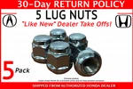 Honda Acura Oem (90304-SA5-013 5) Wheel Nut Civic Crv Fit Integra Tl Tsx. Fixed Price $13.94.