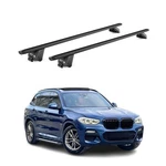 Roof Rack Cross Bars Luggage Carrier For Bmw X3 G01 2018-2024 Alu Black Pcs. Fixed Price $99.99.