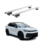 Roof Rack Cross Bars Luggage Carrier For Vw Tiguan 2025-2026 Alu Silver Pieces. Fixed Price $89.99.