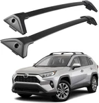 Richeer 260LBS Roof Rack Aluminum Cross Bars For 2019-2024 RAV4, Black. Fixed Price $143.98.