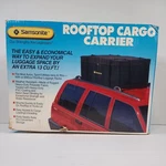 Samsonite 13 Cubic Foot Rooftop Cargo Carrier Black Water Resistant New Open Box. Fixed Price $29.99.