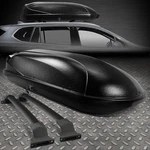 For 16-18 Buick Envision Aluminum Roof Top Rail Cross Bar+cargo Box Black W/keys. Fixed Price $849.99.