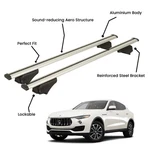 Pcs Silver Roof Rack Cross Bars For Maserati Levante Suv 2017-. Fixed Price $189.91.