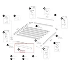 Thule Windshield Windscreen Spoiler 1184MM Caprock Platform Xxl Tbs Tbl. Fixed Price $137.02.
