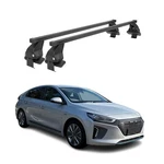 Smooth Roof Racks Cross Bars Luggage Carrier For Hyundai Ioniq 2017-2022 Black. Fixed Price $199.99.