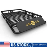 Universal Roof Rack Basket, 200 Lbs Top Cargo Carrier With Extension. Fixed Price $104.49.