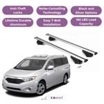 Erkul Roof Rack Cross Bars For Nissan Quest 2011-2017 Raised Rails Silver. Fixed Price $189.90.
