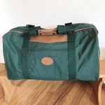 Vtg Alpine Duffle Bag Green Canvas Large Tote Weekender Travel Camping 22X14X10. Fixed Price $8.92.