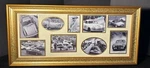 History Of Porsche From Model 356 911 22-1/2X10-1/2 " Frame In Glass. Fixed Price $49.99.