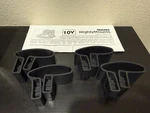 Set 4 Oem Yakima 10V Mighty Mounts For Factory Oval Roof Rack W/instructions. Fixed Price $39.95.