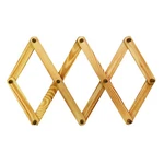 Wooden Coat Rack Wall Mounted With 10 Hooks Accordion Expandable Hanger,. Fixed Price $12.95.