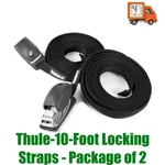 THULE-10-FOOT Locking Straps Package Of 2. Fixed Price $125.93.