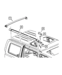 Genuine Mopar Roof Rail Right 55156984AE. Fixed Price $180.25.