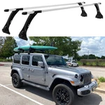 For Jeep Wrangler Jlu 63" Rain Gutter Roof Rack Cross Bars Cargo Bike Carrier. Fixed Price $169.15.