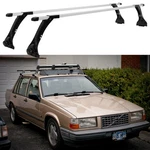 63" Rain Gutter Roof Rack Cross Bars Cargo Kayak Carrier For Volvo 740 240 Wagon. Fixed Price $169.15.