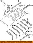 Nissan Oem 05-12 Pathfinder Roof Exterior Trim-side Rail End Cap 73831ZL20B. Fixed Price $45.73.