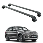 For Bmw X5 (F15) 2013-2018 Roof Rack Cross Bars Flush Rail Black. Fixed Price $228.00.