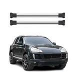 2003-2010 Porsche Cayenne Roof Rack Cross Bars Silver. Fixed Price $79.99.