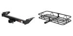 Trailer Hitch Receiver W/ Cargo Carrier Basket Fixed 500 Lbs Curt Class #13084. Fixed Price $410.99.