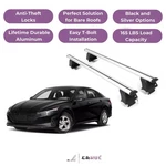 Erkul Roof Rack Crossbars For Hyundai Elantra 2021-2026 Naked Aluminum. Fixed Price $264.90.