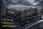 Waterproof Cargo Bag 15CUFT 100LB Capacity Carrier Storage Auperto - New. Fixed Price $49.73.