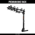 Curt Premium 5-BIKE Trailer Hitch Mount Rack Fits 2 Inch Receiver 18065. Fixed Price $317.99.