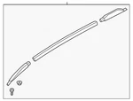 Genuine Subaru 2017-2019 Outback Roof Rail 91151AL200. Fixed Price $609.11.