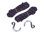 Set Of Two Malone Kayak, Canoe, Boat 250LB Bow & Stern "never-stretch" Tie Downs. Fixed Price $9.99.